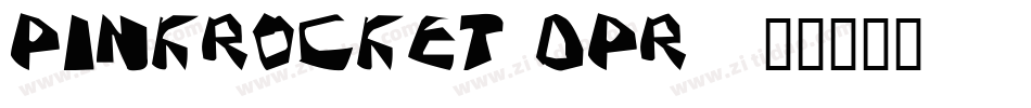 PinkRocket-dpR7字体转换