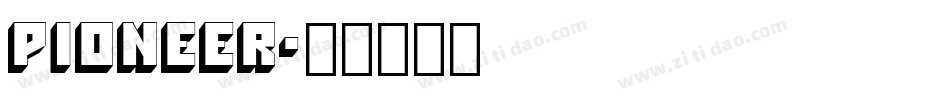 Pioneer字体转换