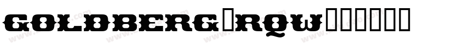 Goldberg-RqW字体转换