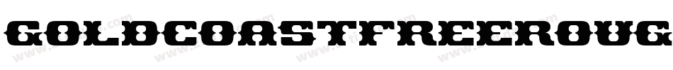GoldcoastfreeRough-p7ZPR字体转换