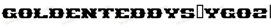 Goldenteddys-Ygo2字体转换