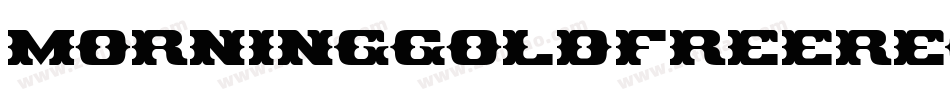 MorningGoldFreeRegular-MVZqn字体转换