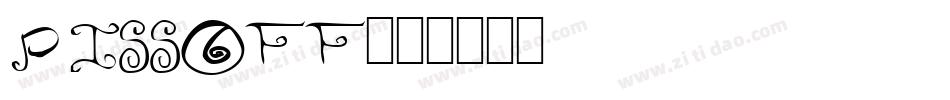 PISSOFF字体转换