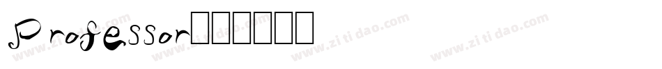 Professor字体转换