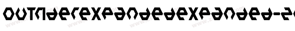 OutriderExpandedExpanded-zBaG字体转换