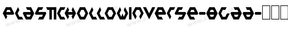 PlasticHollowInverse-8GAA字体转换