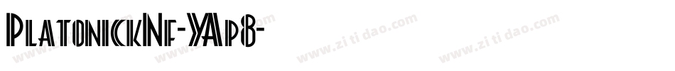 PlatonickNf-YAp8字体转换