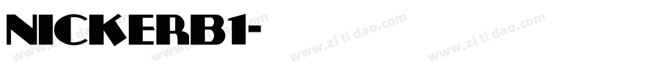 NICKERB1字体转换