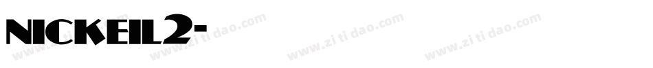 nickeil2字体转换