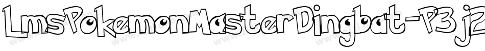 LmsPokemonMasterDingbat-P3j2字体转换