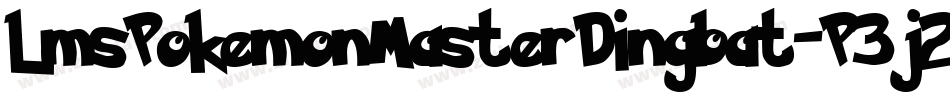 LmsPokemonMasterDingbat-P3j2字体转换