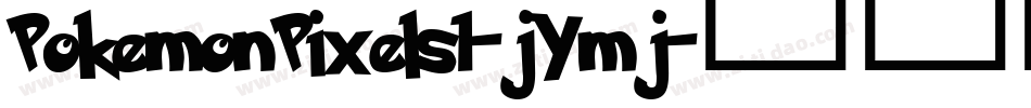 PokemonPixels1-jYmj字体转换