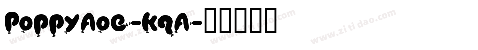 PoppyAoe-KqA字体转换