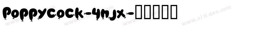 Poppycock-4njx字体转换