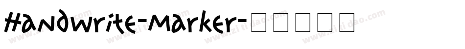 Handwrite-Marker字体转换