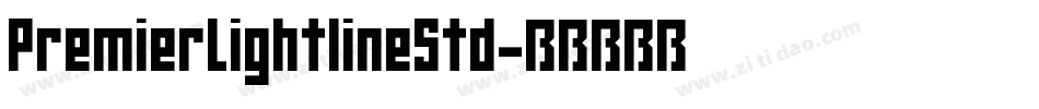 PremierLightlineStd字体转换