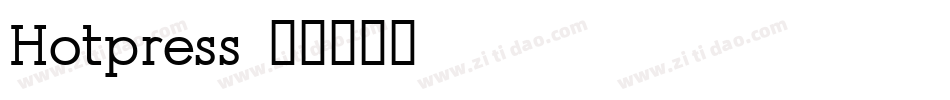 Hotpress字体转换