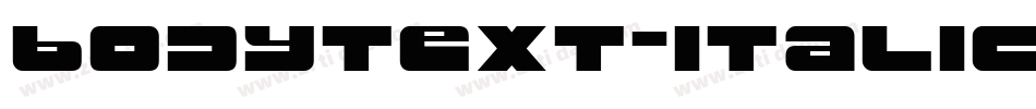 bodytext-italic-4字体转换