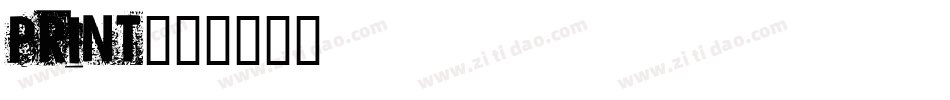 print字体转换
