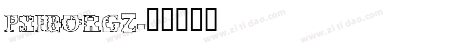 PSIBORGZ字体转换