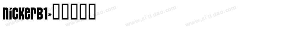 NICKERB1字体转换