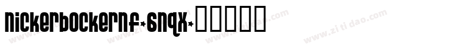 NickerbockerNf-6nqx字体转换