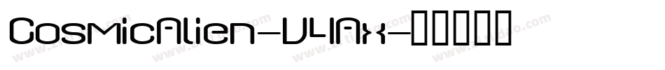 CosmicAlien-V4Ax字体转换