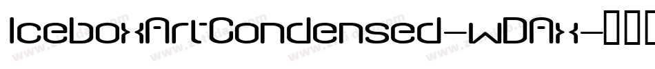 IceboxArtCondensed-wDAx字体转换