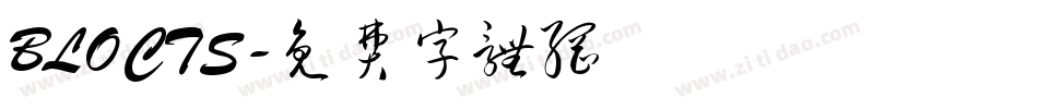 BLOCTS字体转换