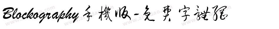 Blockography手机版字体转换