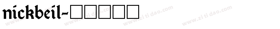 nickbeil字体转换