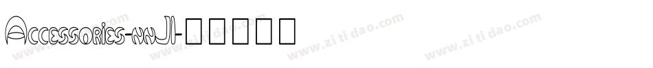 Accessories-nnJ1字体转换
