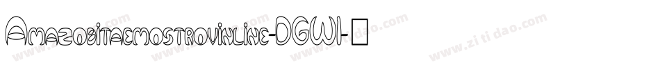 Amazobitaemostrovinline-DGW1字体转换