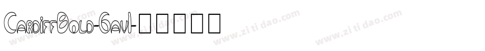 CardiffBold-6av1字体转换