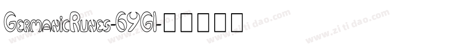 GermanicRunes-6YG1字体转换