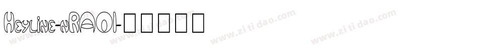 Heyline-nRAO1字体转换