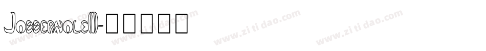 Jobbernole(1)字体转换