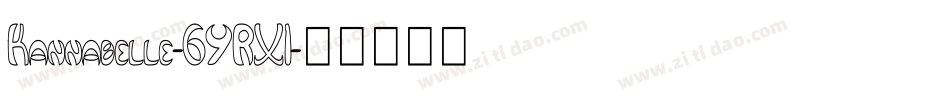 Kannabelle-6YRX1字体转换