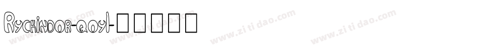 Ryckindor-qoy1字体转换