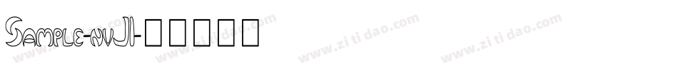 Sample-nvJ1字体转换