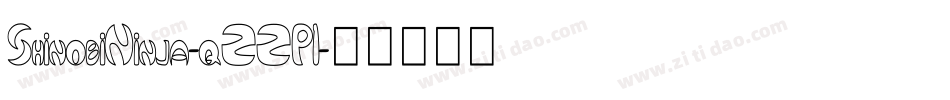 ShinobiNinja-qZZP1字体转换