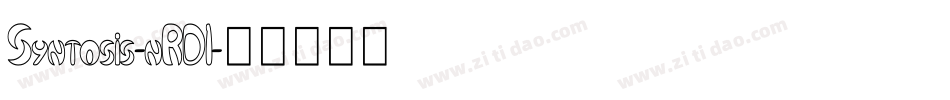 Syntosis-nRD1字体转换