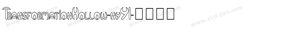 TransformationHollow-nyY1字体转换