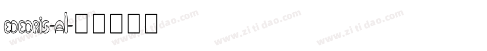 ededris-a1字体转换