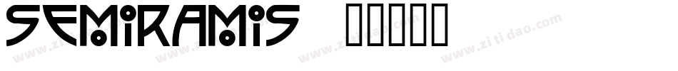 Semiramis字体转换