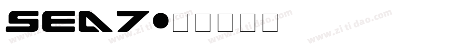 SEA7字体转换