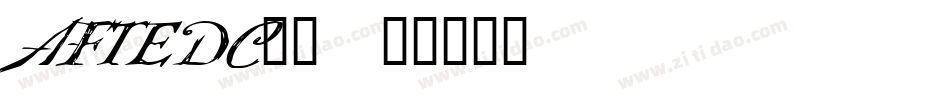 AFTEDC__字体转换