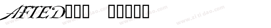 AFTED___字体转换