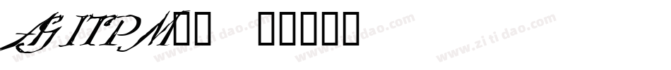AGITPM__字体转换