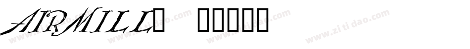 AIRMILL_字体转换